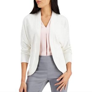 𝗡𝗪𝗧 JM Collection Sequined Cocoon Cardigan Sweater, Petite Large